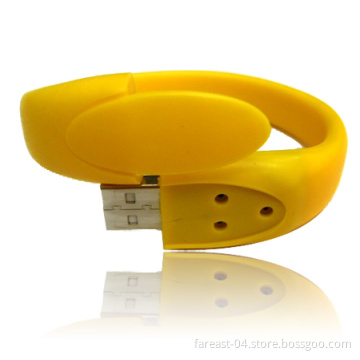 PVC Wristband USB Flash Memory Bracelet USB Flash Drive